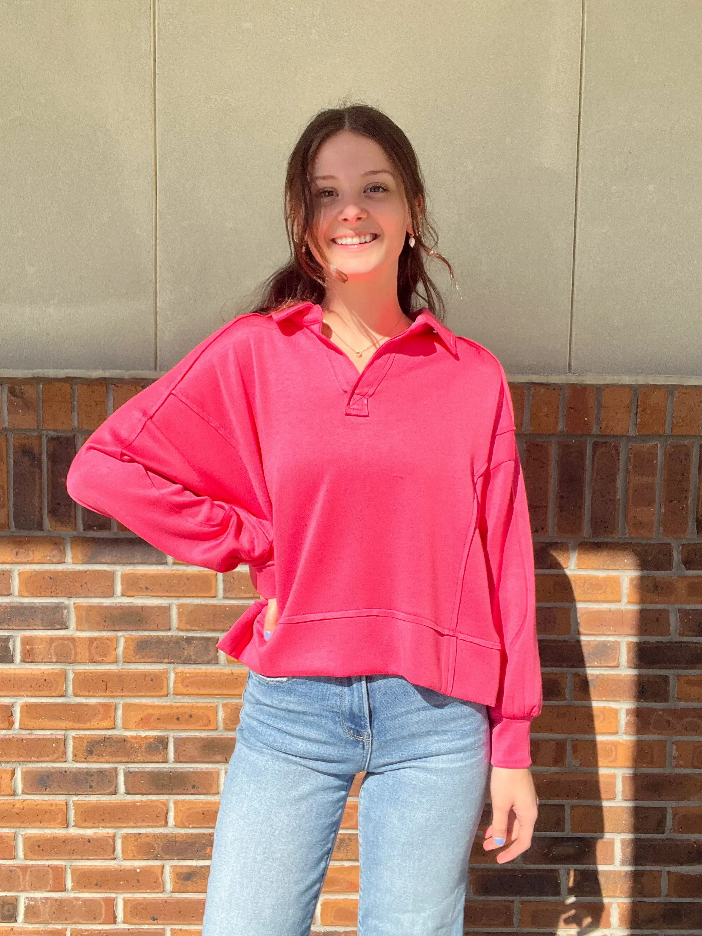Umgee Buttery Soft Sweatshirt