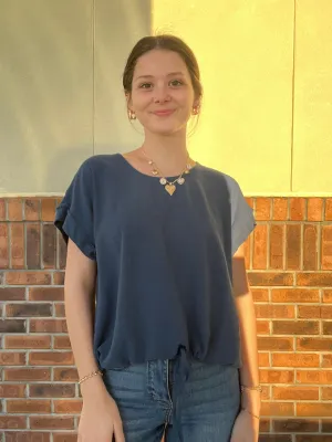 Umgee Linen Tie Top
