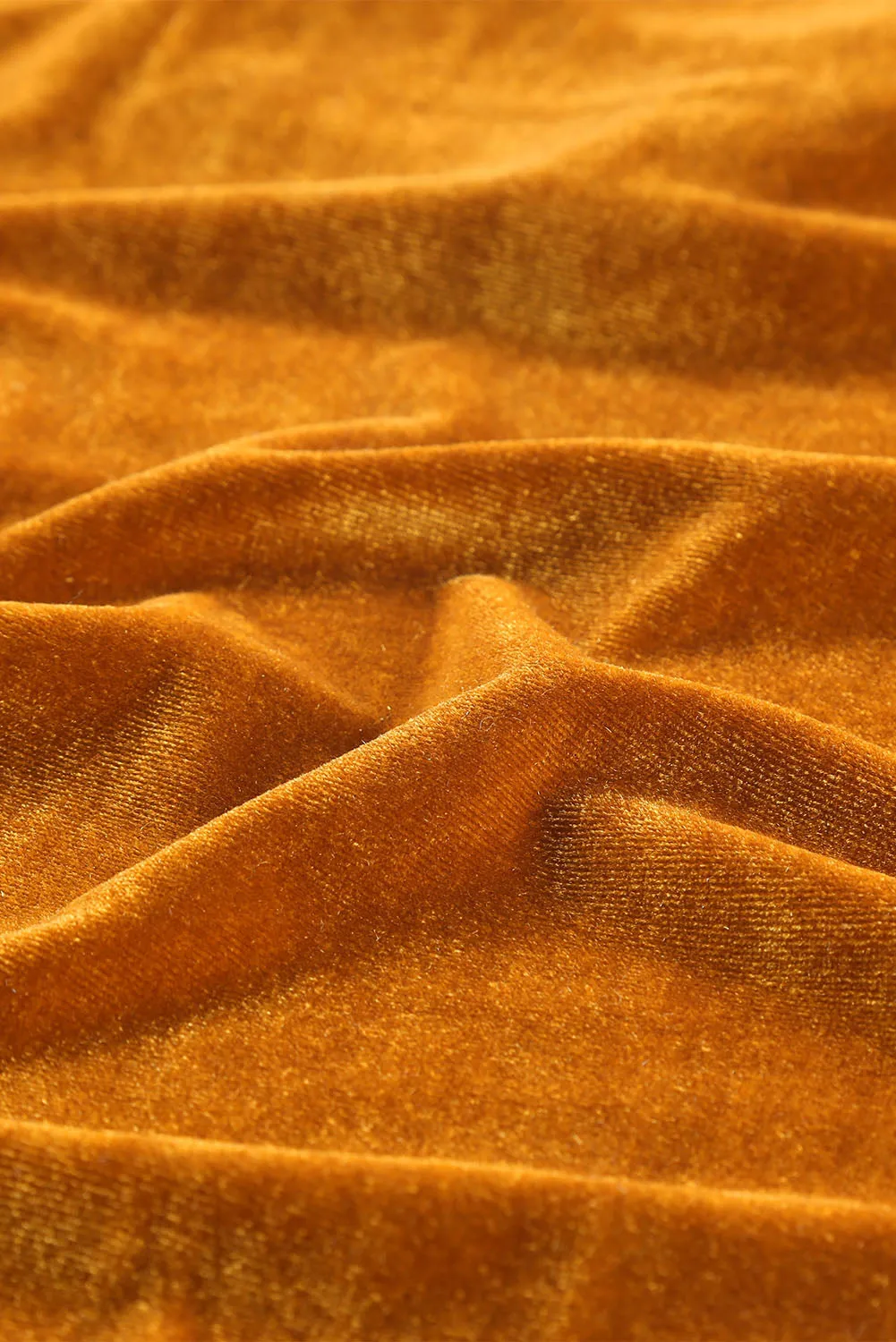 Velour Long Jacket - Yellow