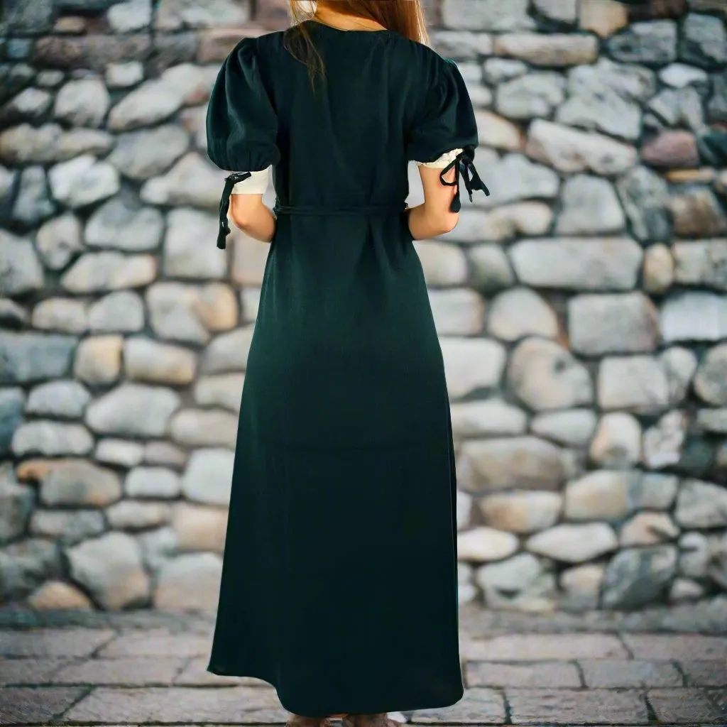 Viking Summer Dress | Laced Front & Sleeves