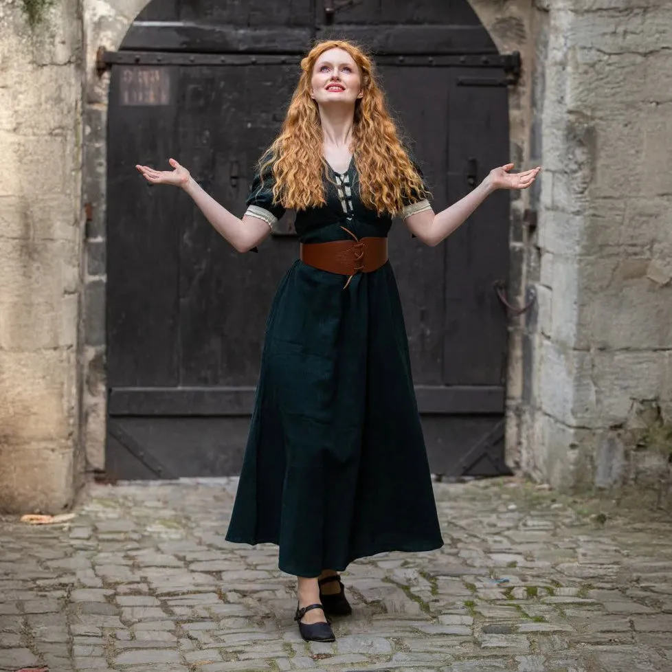 Viking Summer Dress | Laced Front & Sleeves