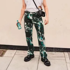 Wave casual street trousers