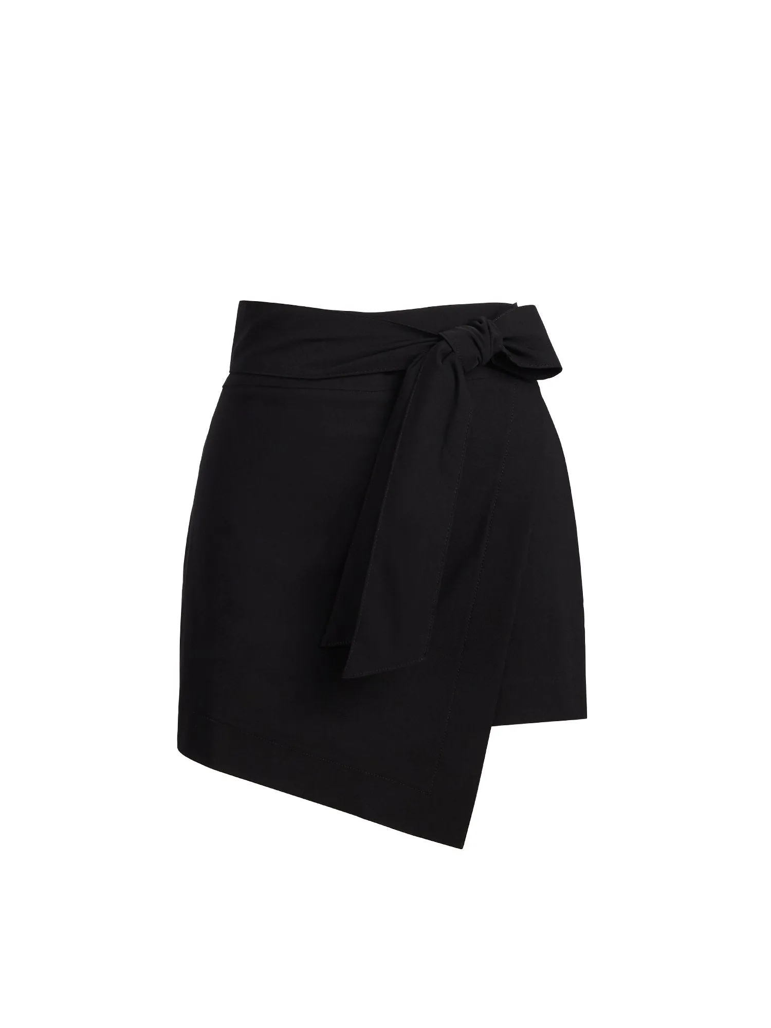 Whitney High-Waisted Pull-On Skort - Black