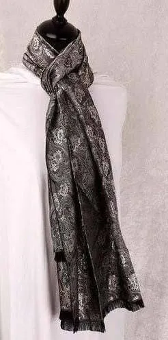 Winter Scarf Silk Scarves Shawl Evening Wrap for Women Paisley Warm FREE POSTAGE