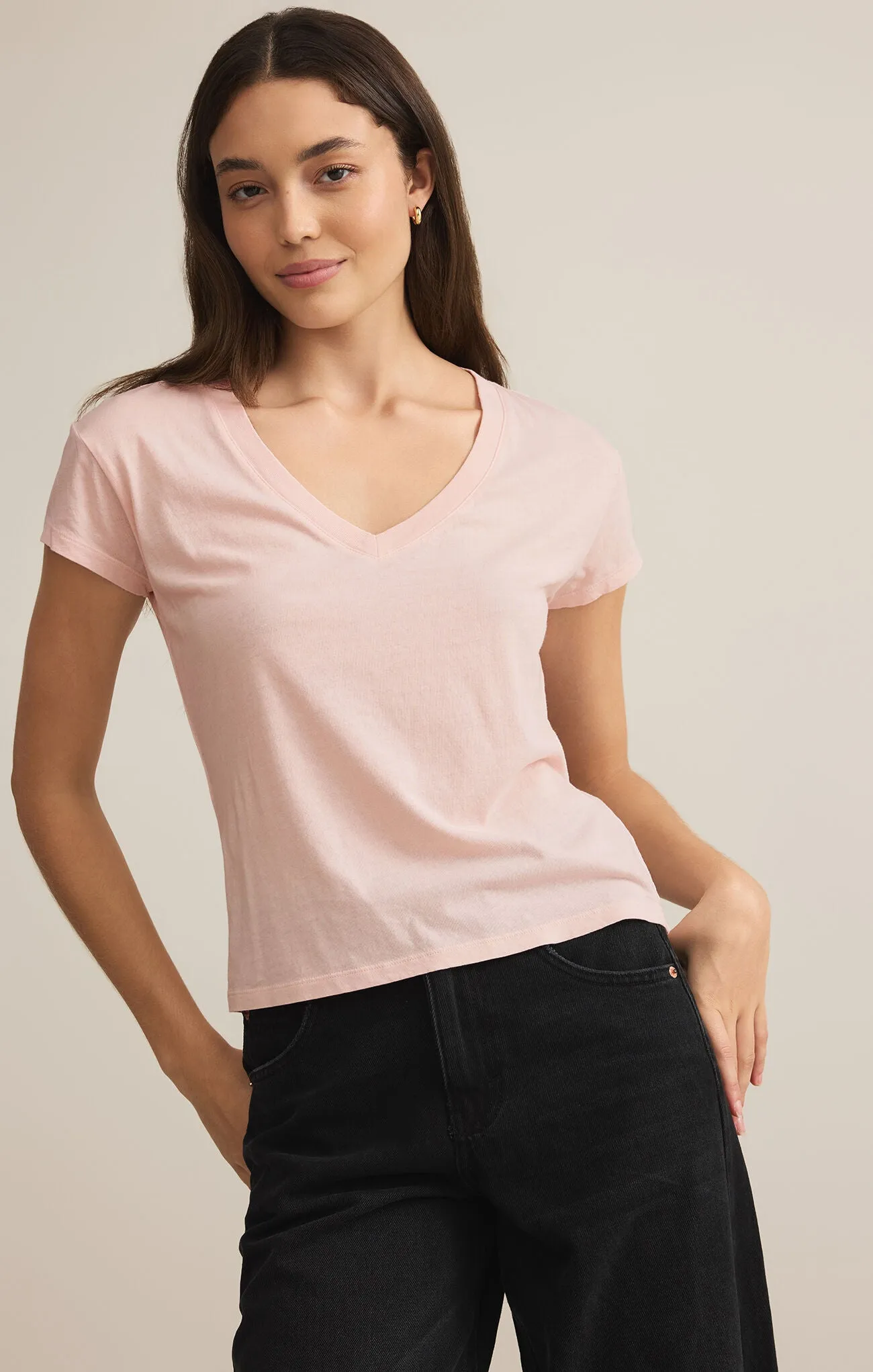 Z Supply Modern V Neck Tee